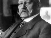President Paul von Hindenburg 1925-1934