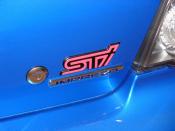 Subaru Impreza WRX STI 2006 - rear badge