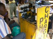 Uganda - mobile phone charging service