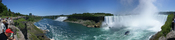 Niagara falls panorama from Canadian side