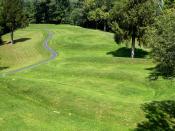 English: Serpent mound - a Native American burial ground.