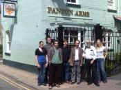 English: A photo taken at the Panton Arms, Cambridge, of the drafters of the Panton Principles.