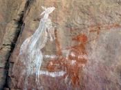 Aboriginal Rock Art, Anbangbang Rock Shelter, Kakadu National Park, Australia