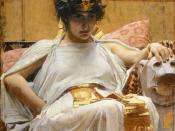 Cleopatra by John William Waterhouse (1888)
