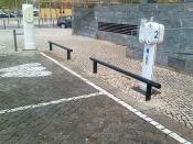 English: Charging point for electric cars in Lisbon
