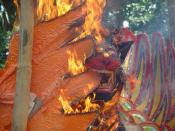 Cremation Guruda Burning Bali