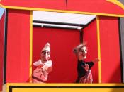 Punch and Judy puppet show in Philadelphia