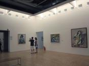English: Picasso's works in Pompidou centre, Paris Русский: Работы Пикассо в Центре Помпиду