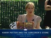 Author J.K. Rowling reads from Harry Potter and the Sorcerer's Stone at the Easter Egg Roll at White House. Screenshot taken from official White House video.