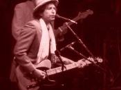English: Bob Dylan performing in Ahoy Rotterdam The Netherlands June 1984