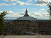 McEwan Hall roof from National Museum of Scotland