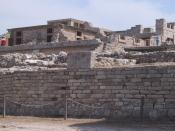 Ruins of the palace at Knossos.