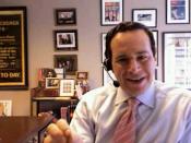 English: David Frum. Image source is a screen shot from a BloggingHeads.tv video podcast.