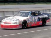 NASCAR driver Darrell Waltrip at Pocono in 1997.