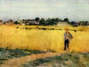 Berthe Morisot, Grain field, Musée d'Orsay