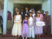 Ethnic Hakka people in a wedding in East Timor, 2006.