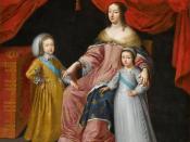 Anna of Austria with her children