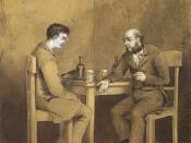 Raskolnikov and Marmeladov from Crime and Punishment by Fyodor Dostoevsky