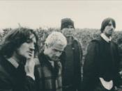 Photograph of the Red Hot Chili Peppers featured in By the Way ' s album booklet.