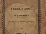 English: Front cover of Tamerlane and Other Poems by a Bostonian, the first published work of Edgar Allan Poe. Only about 12 copies are known to exist. This one is from the Susan Jaffe Tane Collection, the largest privately-owned Poe collection in the wor