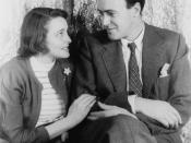 Portrait of Roald Dahl and Patricia Neal