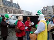 Pictures from Equal Pay Day actions in Leuven.