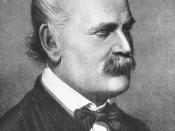 Ignaz Semmelweis 1860 (Copper plate engraving by Jenő Doby)