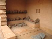 A reconstructed Israelite house, Monarchy period, 10th–7th BCE. Eretz Israel Museum, Tel Aviv, Israel