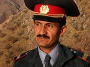 A police officer of Tajikistan in 2005.