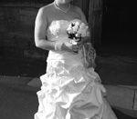 English: Donna Mansell, Double heart transplant recipient, on her wedding day.