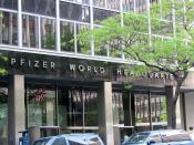 English: New York City - Pfizer World Headquarters Deutsch: New York City - Pfizer World Headquarter