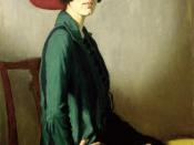 Vita Sackville-West in her twenties, by painter William Strang