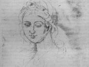 English: Georgian handmaid. A sketch by the Catholic missionaire Don Cristoforo De Castelli