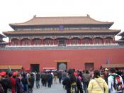 The Meridian Gate of the Forbidden City, Beijing, China.