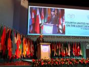 Deputy Foreign Minister Spyros Kouvelis at the 4th UN Conference on Least Developed Countries