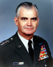 General William Westmoreland, Chief of Staff of the U.S. Army.