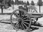 Photo of M1905 Howitzer used by Allied Forces in World War I