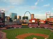 Busch Stadium, as seen during the park's opening year in 2006