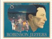 1973 U.S. Postal Service stamp in honor of Robinson Jeffers