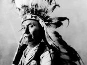 Chief Joseph (1840–1904), the chief of the Wal-lam-wat-kain (Wallowa) band of Nez Perce Indians