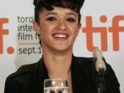 New Zealand actress Keisha Castle-Hughes at the press conference for The Vintner's Luck