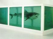 The Physical Impossibility of Death in the Mind of Someone Living by Damien Hirst (1991)