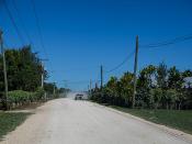 Roads around the main island of Tongaptu that were recently finished by sub-contractors through the Roads and Transport Ministry in Tonga.