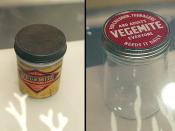 Different Vegemite jars – National Museum of Australia Originally introduced in ounces (0 g) milk glass jars and in sizes up to a pounds (0 kg) tin, from 1956 Vegemite was sold clear in glass jars.