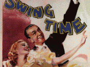 Original poster for Swing Time (1936).