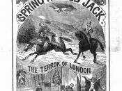Ad for a Spring Heeled Jack Penny Dreadful (1886)