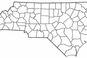 Adapted from Wikipedia's NC county maps by Seth Ilys.