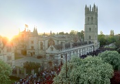 English: Magdalen College, Oxford on May Morning, 2007.