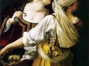 Judith and her Maidservant (1613-14) Oil on canvas Palazzo Pitti, Florence