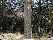 English: The gravesite of Andrew Carnegia in Sleepy Hollow Cemetery